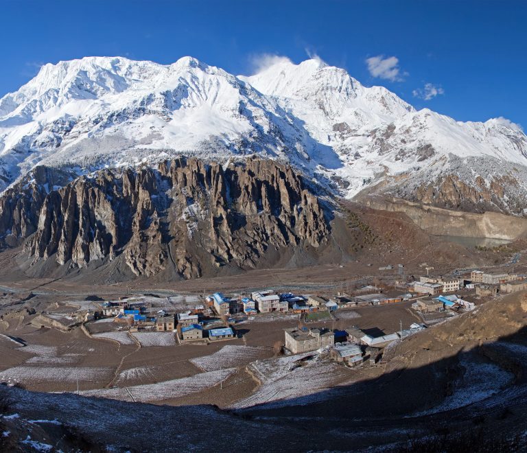 Manang tour package with scenic Himalayan landscapes, traditional villages, and Annapurna mountain views in Nepal